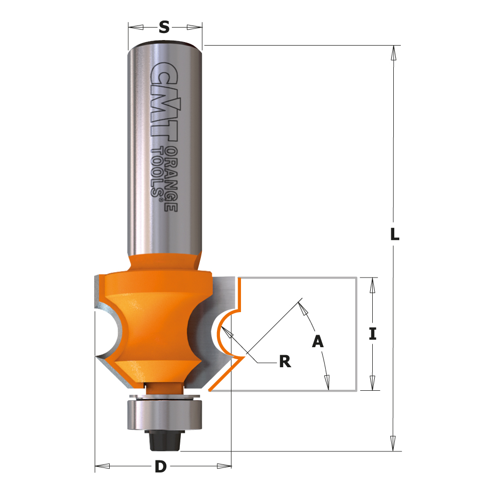 Paneling router bits 8/961.6, Industrial router bits