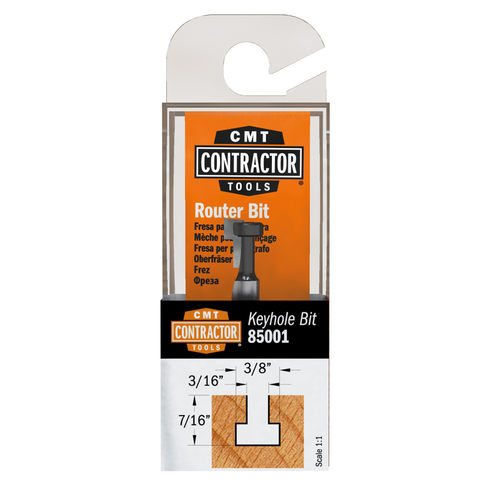 Keyhole Bit 850C | Contractor router bits | CMT Orange Tools USA