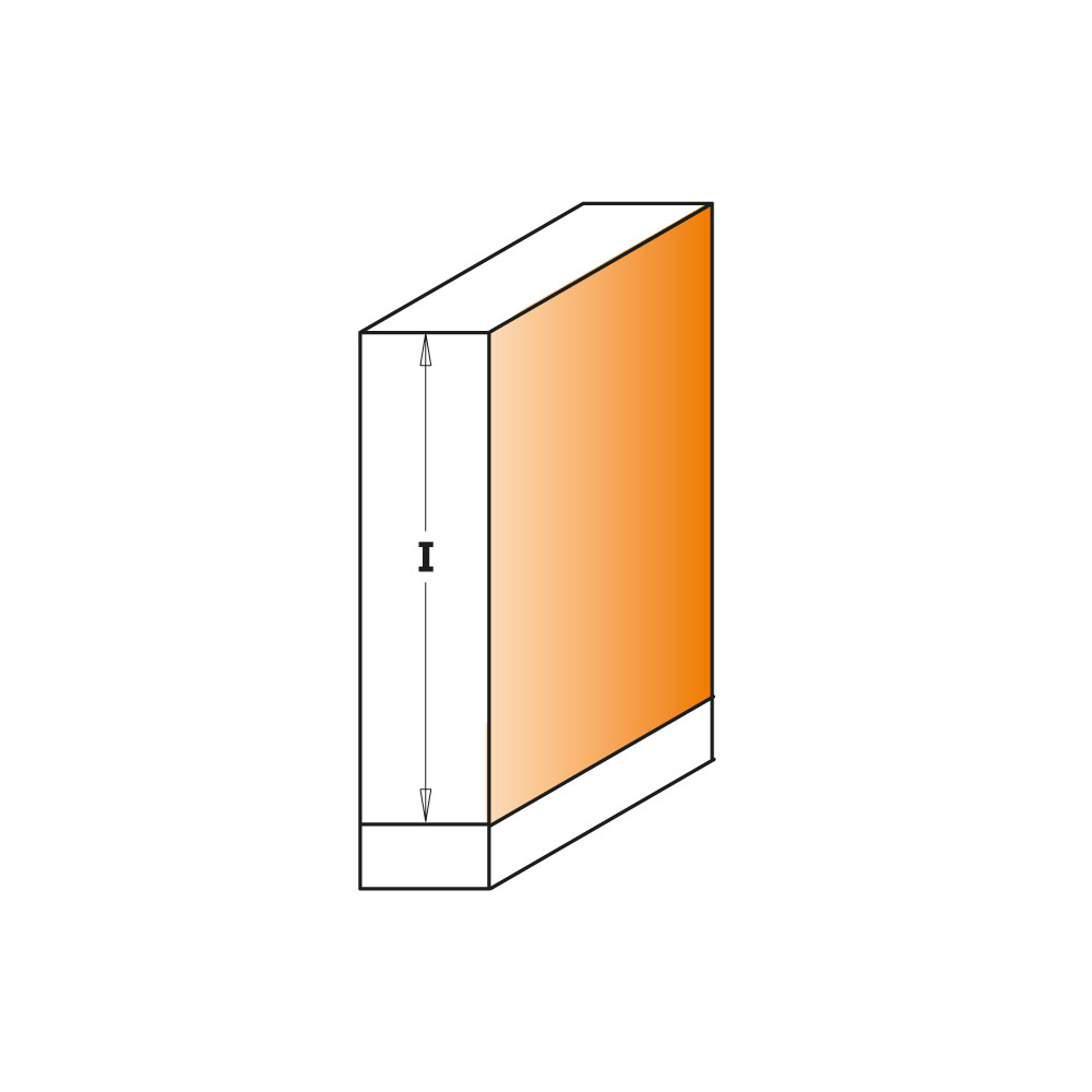 Fraiseuse GENERIQUE CMT Orange Tools 711,130,11B Fraise droite hm-s 13 x 6  d rodam avec 20.