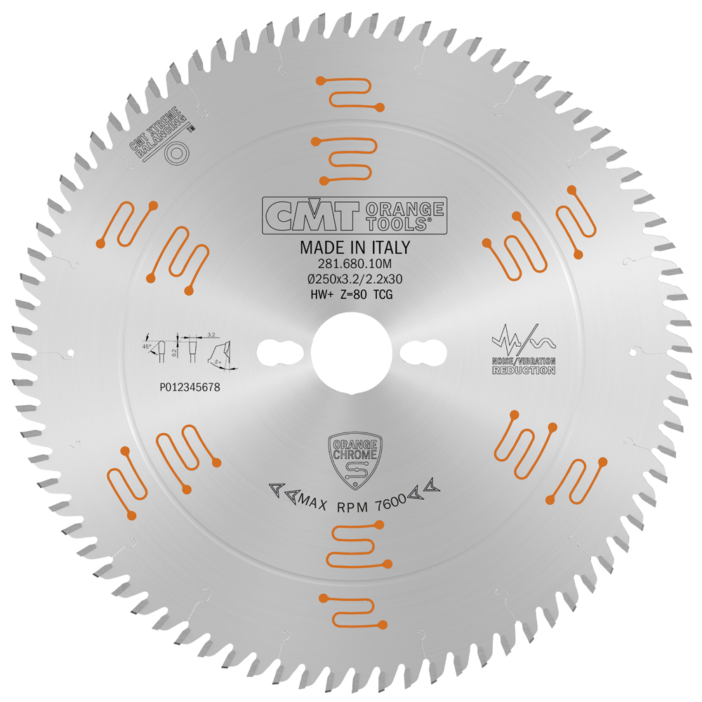 Saw Blade for Single-Sided - Laminate &amp; Melamine