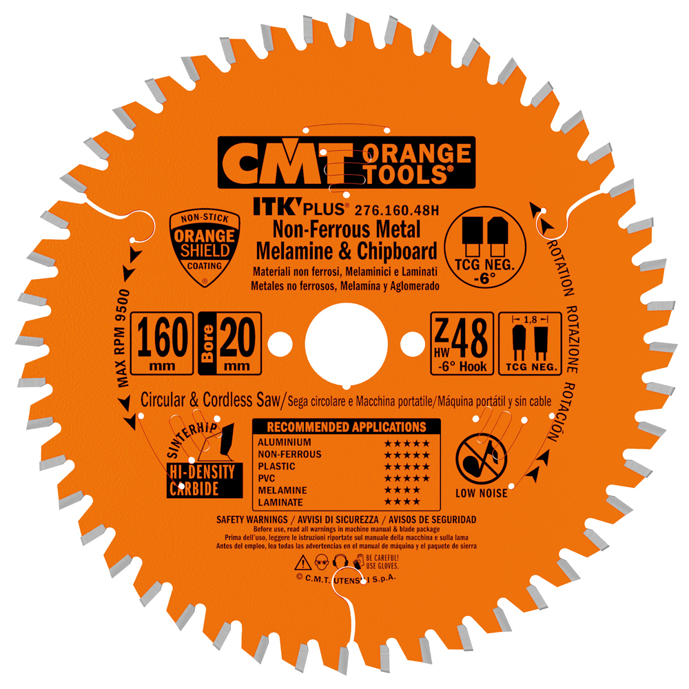 ITK Plus non-ferrous metal and Composite Decking  saw blades