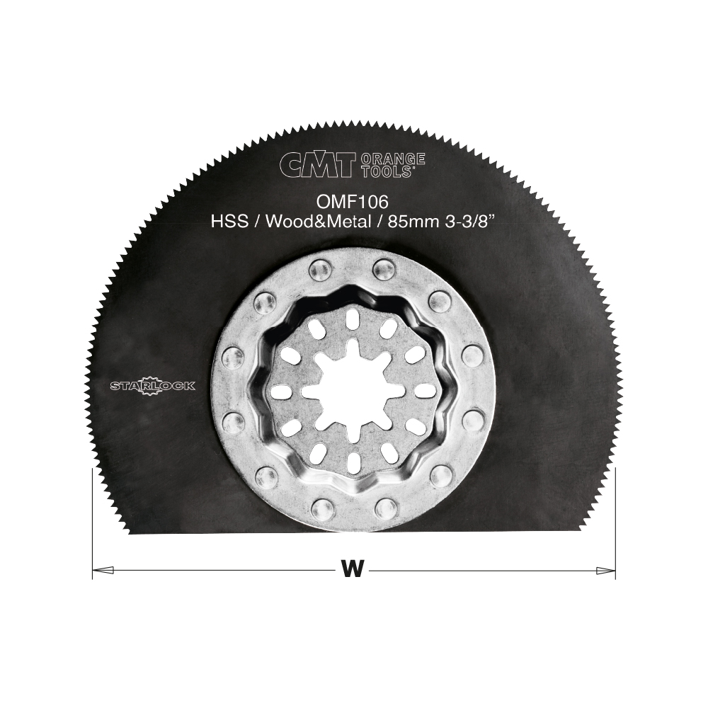 85mm Hoja de sierra segmentada para madera y metal