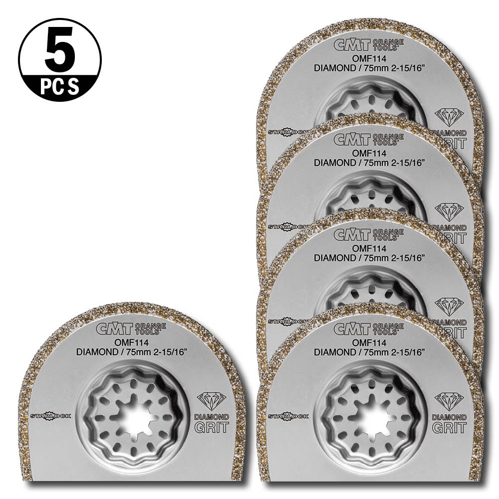 75mm (2-15/16&quot;) Diamond Coated Radial Saw Blade, Segmented, Extra-Long Life