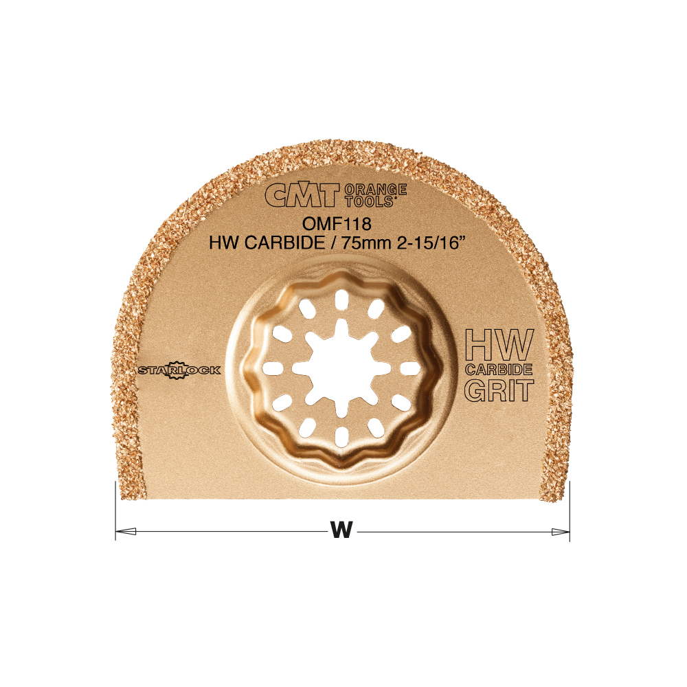 75mm Carbide Grit Radial Saw Blade Segmented