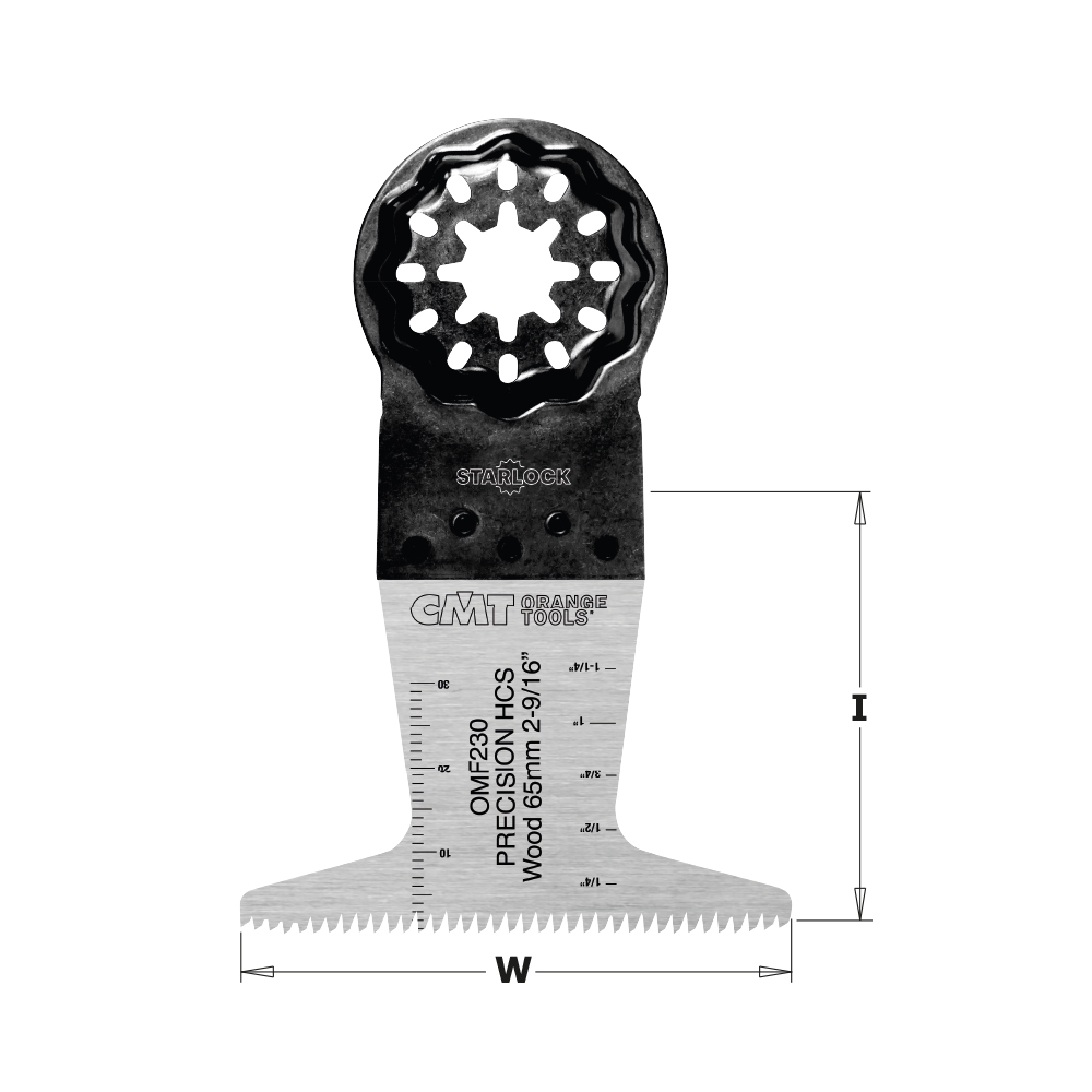 65mm (2-9/16&quot;&quot;) Precision Cut, for Wood