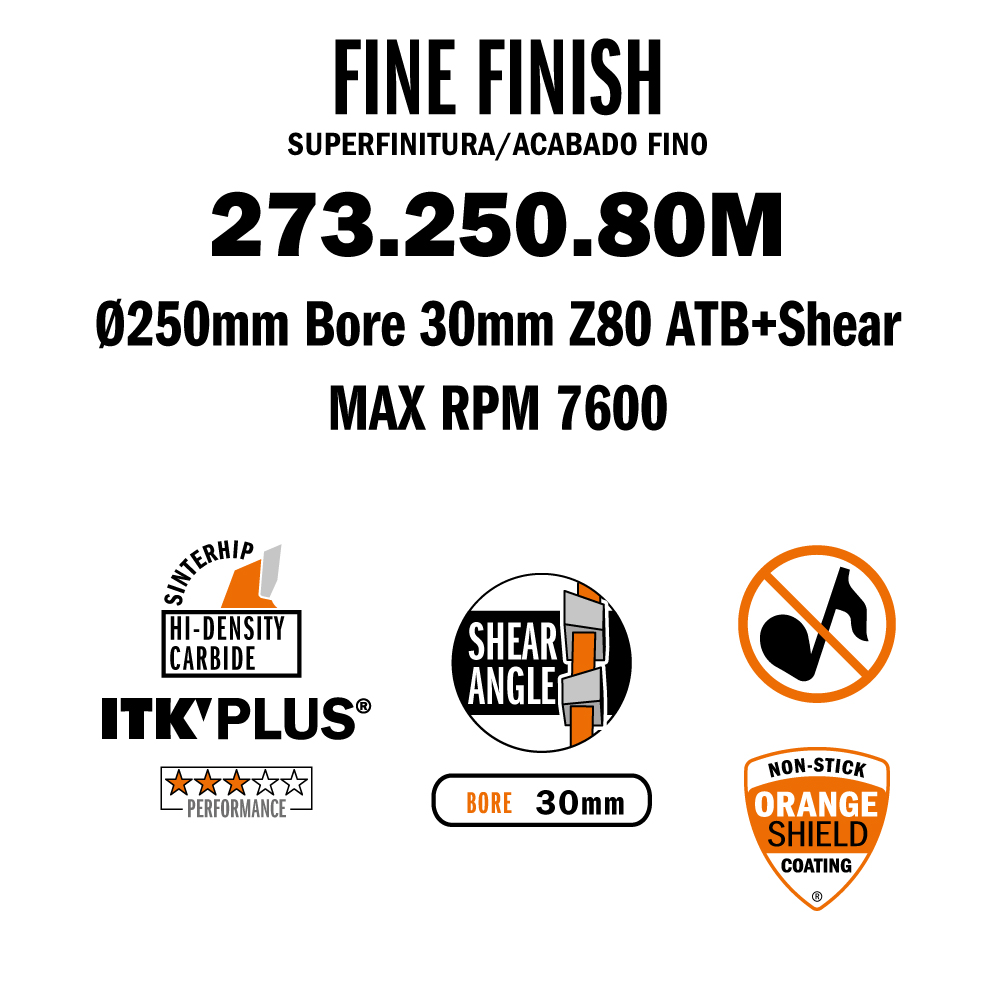 ITK Plus thin-kerf fine finishing saw blades