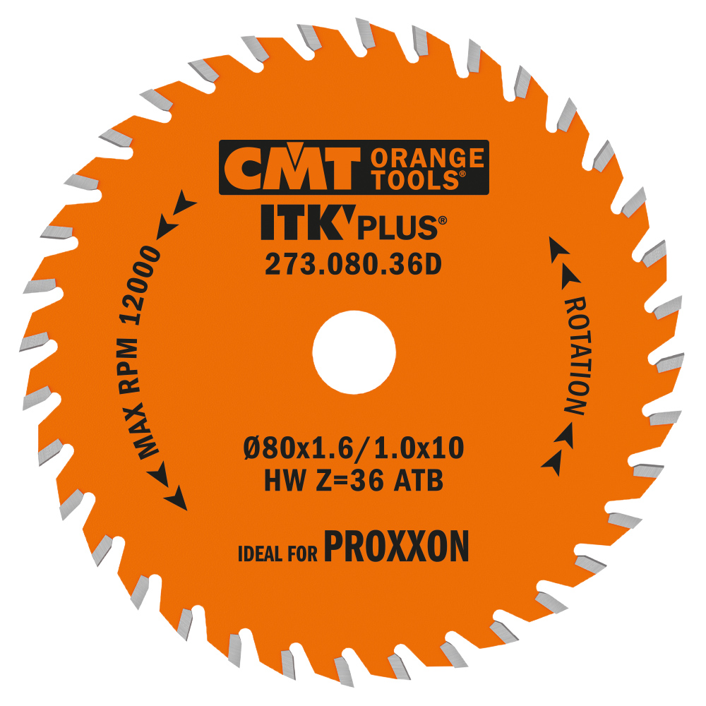 Lames circulaires ITK Plus de finition pour scies à onglet