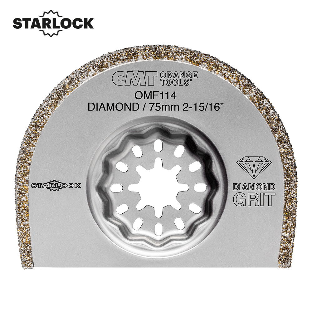 75mm (2-15/16&quot;) Diamond Coated Radial Saw Blade, Segmented, Extra-Long Life