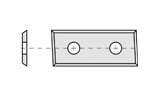 Standard indexable knives - 4 cutting edges - 35°