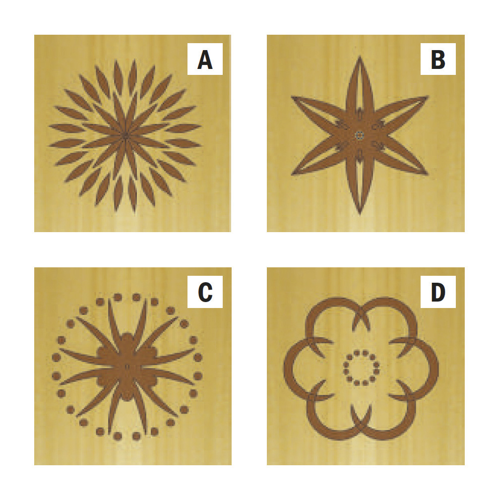 3D Router Carver system - Rosette carvings