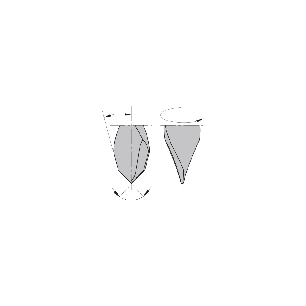 Dowel Drills - LONG LIFE SHARPENING, S=10mm - L=57,5mm