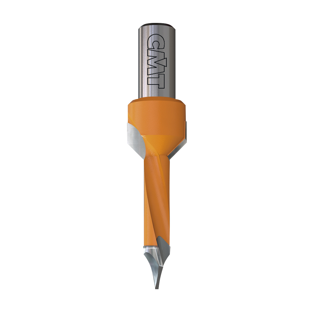 Dowel Drills for Through Holes with Countersink, S=10mm - L=70mm